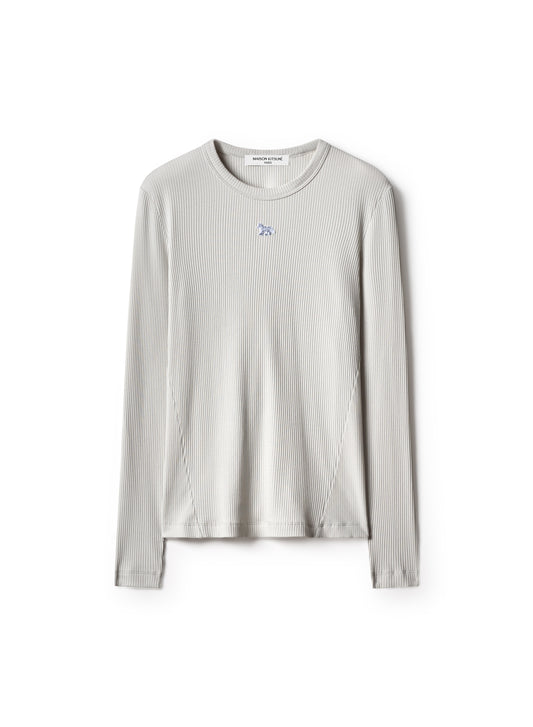 BABY FOX LONG SLEEVE RIBBED TEE-SHIRT