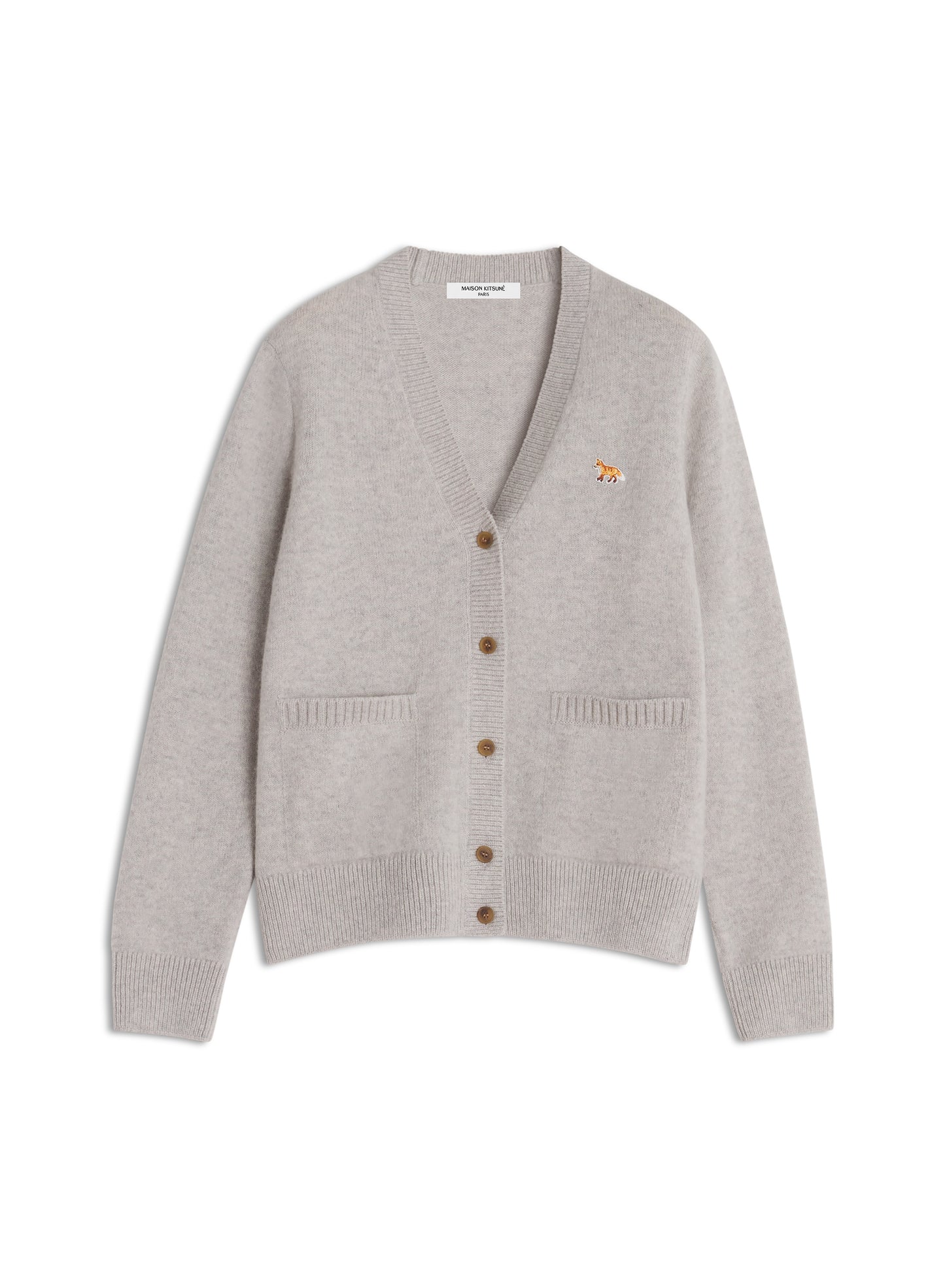 BABY FOX LAMBSWOOL BOXY CARDIGAN