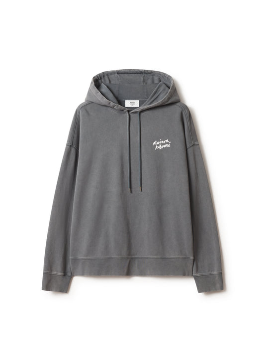 MAISON KITSUNÉ HANDWRITING FADED OVERSIZE HOODIE