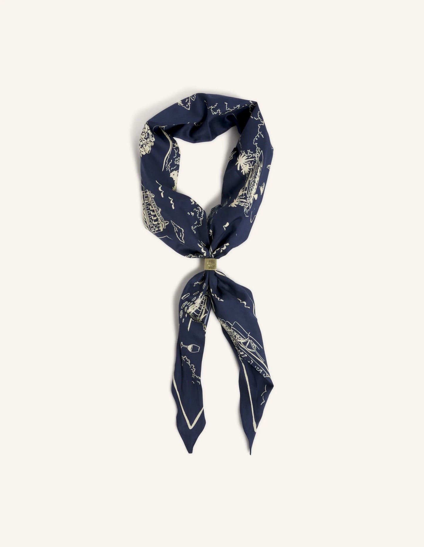 PARISIAN MAP SCARF