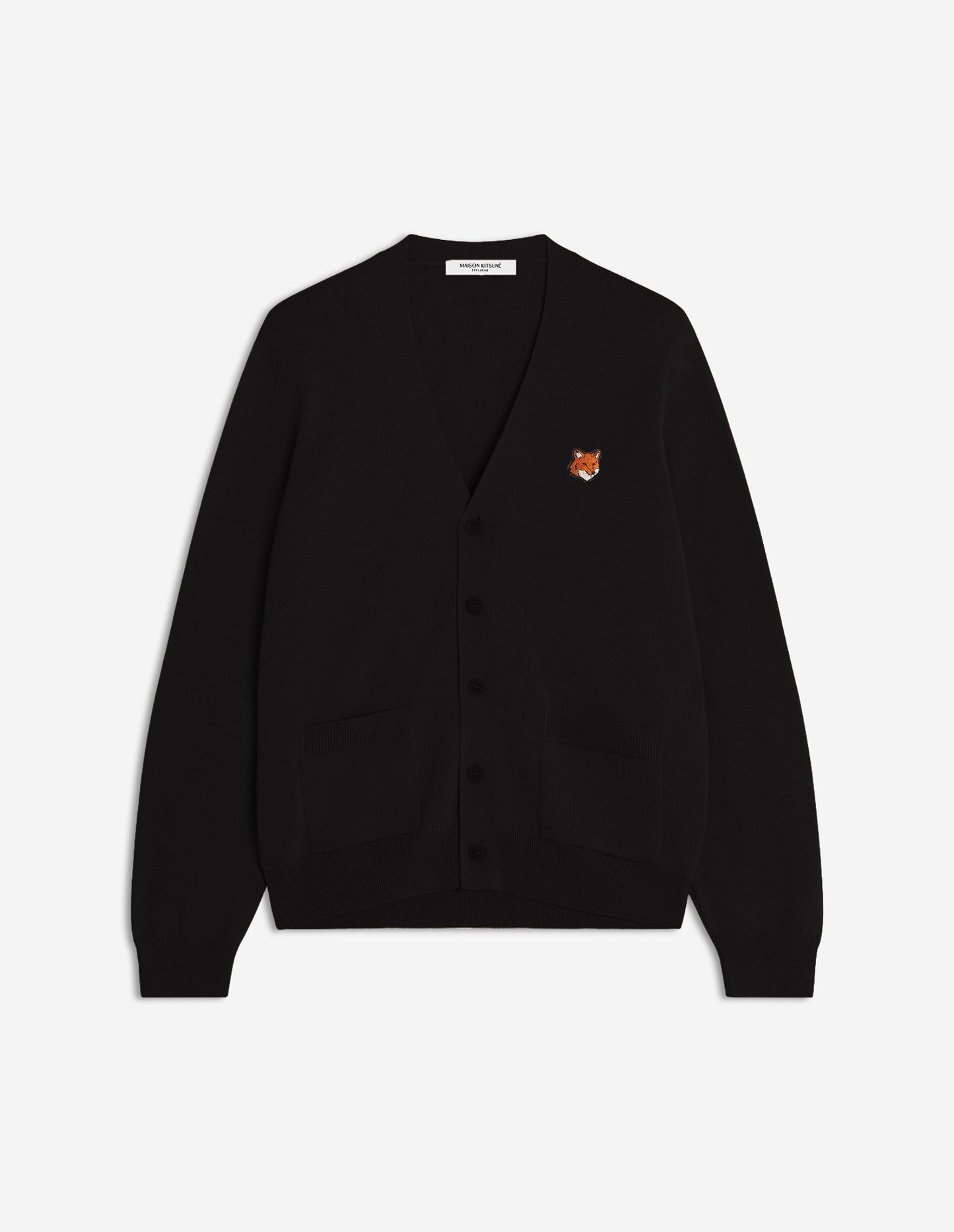 FOX HEAD MERINO REGULAR CARDIGAN