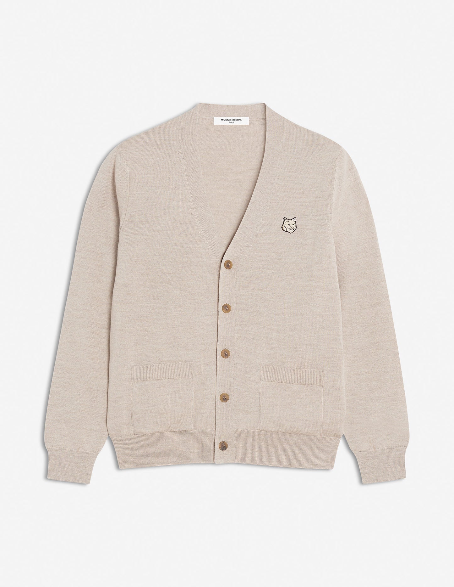 BOLD FOX HEAD PATCH REGULAR CARDIGAN