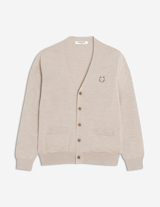 BOLD FOX HEAD PATCH REGULAR CARDIGAN