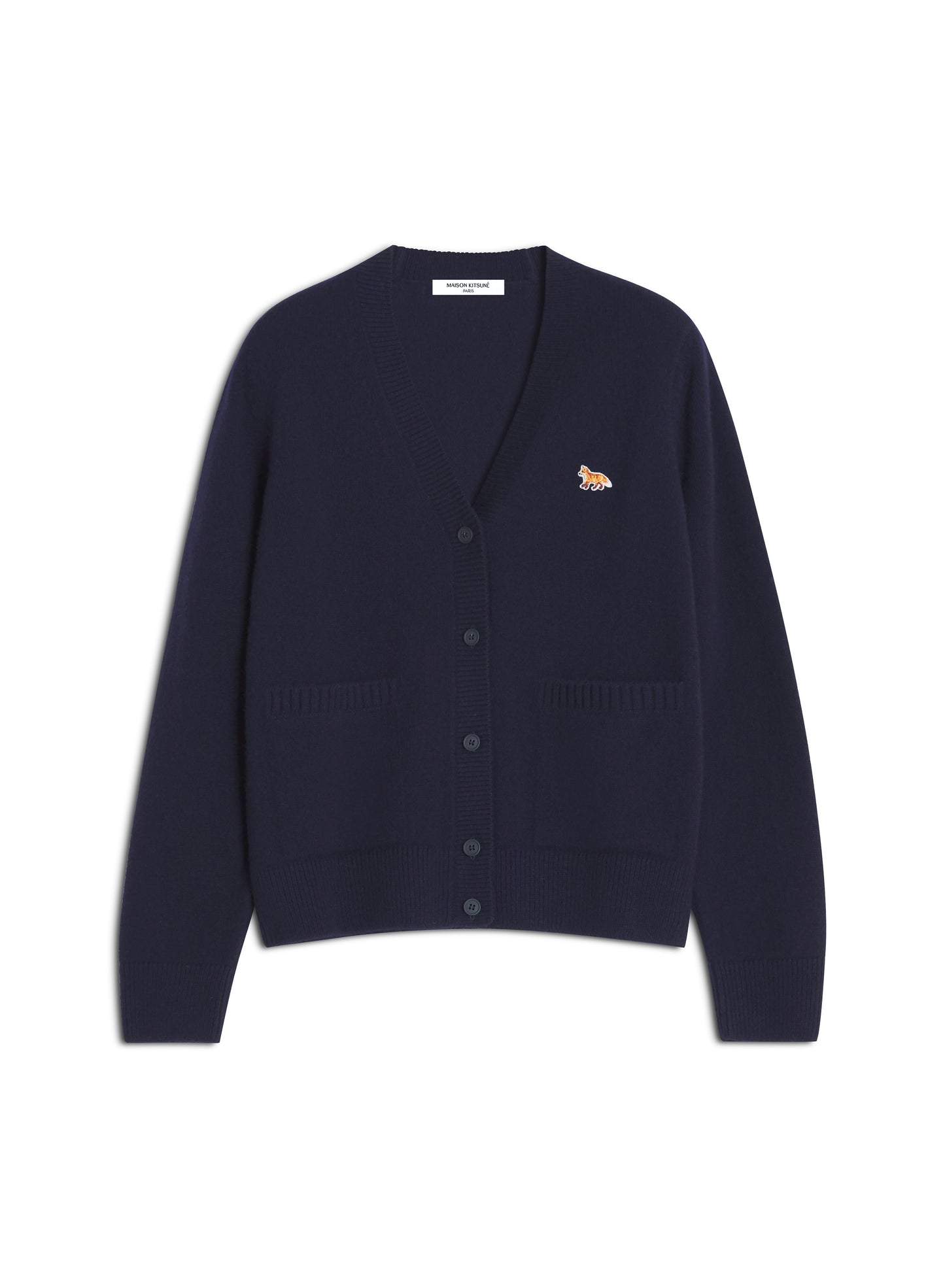 BABY FOX LAMBSWOOL BOXY CARDIGAN