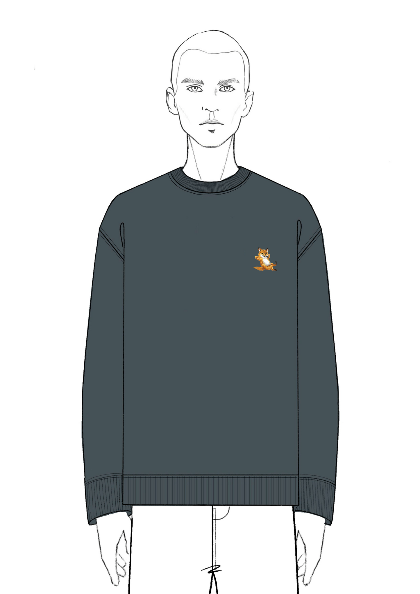CHILLAX FOX COMFORT SWEATSHIRT