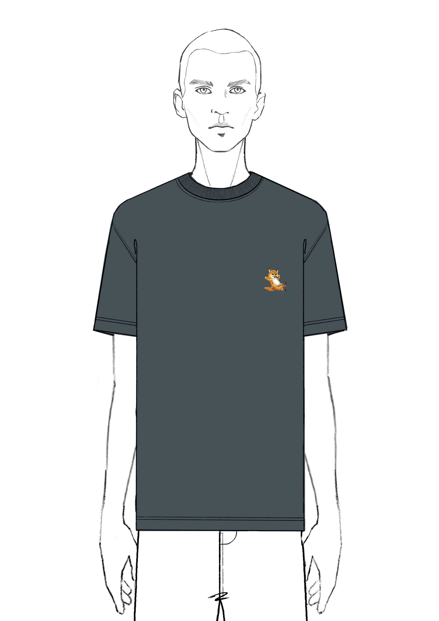 CHILLAX FOX COMFORT TEE-SHIRT