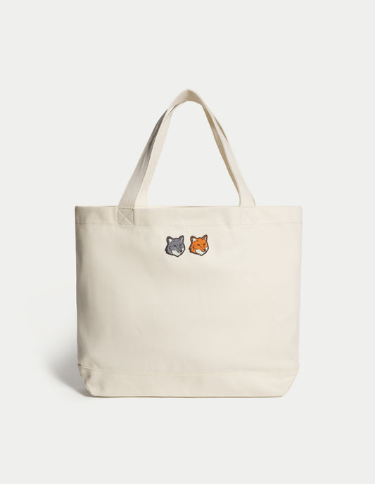 DOUBLE FOX HEAD TOTE