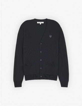 BOLD FOX HEAD PATCH REGULAR CARDIGAN