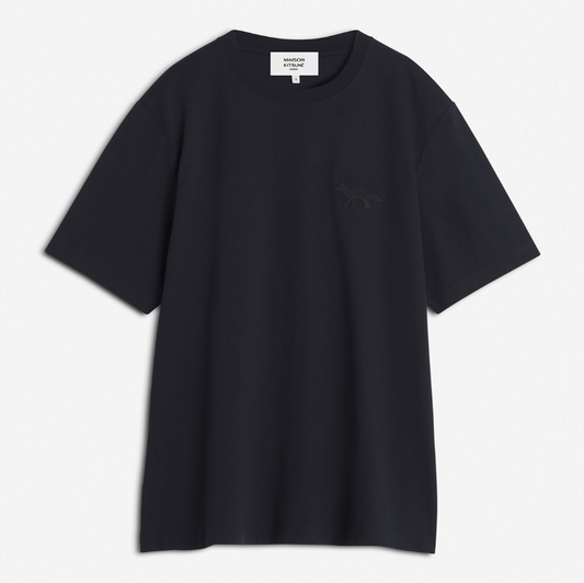 FESTIVE PROFILE FOX PATCH COMFORT TEE-SHIRT BLACK