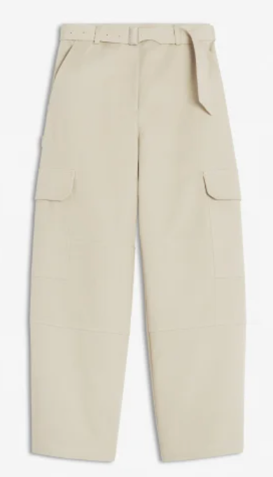 BELTED UTILITY PANTS