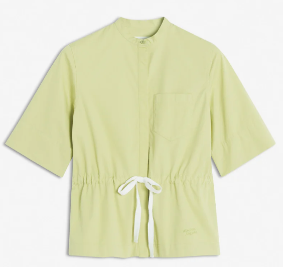 SHORT SLEEVE TIED SHIRT