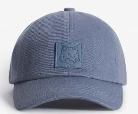 BOLD FOX HEAD LEATHER PATCH 6P CAP