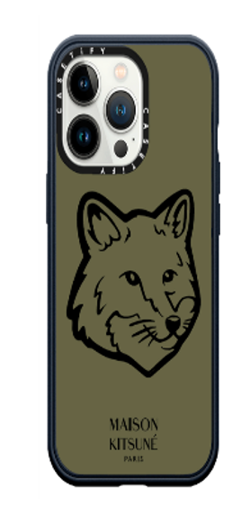 MAISON KITSUNE x CASETIFY BOLD FOX HEAD MAGSAFE IMPACT IPHONE CASE
