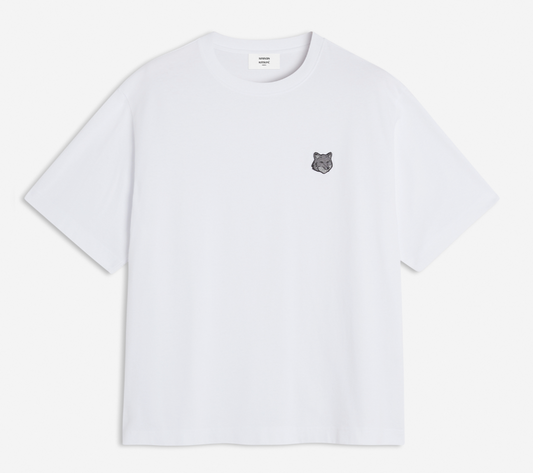 BOLD FOX HEAD PATCH OVERSIZE TEE-SHIRT