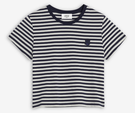 BOLD FOX HEAD PATCH MULTI STRIPES BABY TEE-SHIRT
