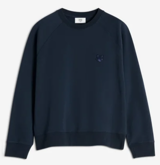 BOLD FOX HEAD PATCH OVERSIZE SWEATSHIRT