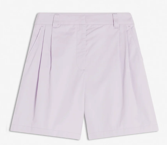 CASUAL PLEATED BERMUDA