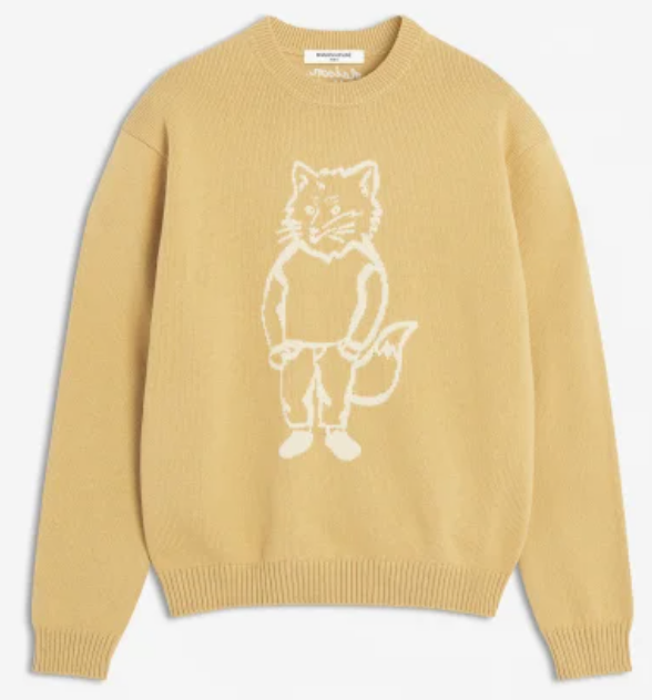 DRESSED FOX INTARSIA JUMPER