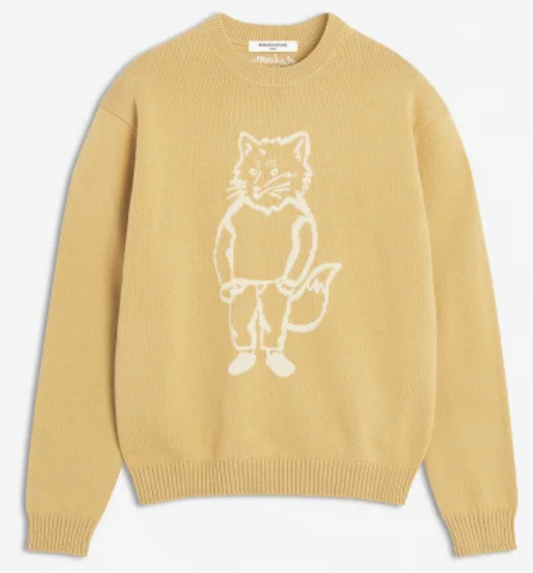 DRESSED FOX INTARSIA JUMPER