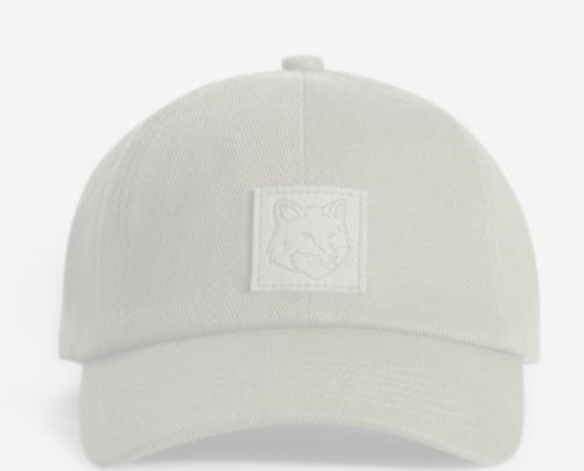 BOLD FOX HEAD LEATHER PATCH 6P CAP