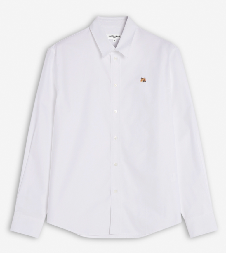 FOX HEAD EMBROIDERY CASUAL SHIRT