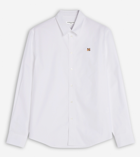 FOX HEAD EMBROIDERY CASUAL SHIRT