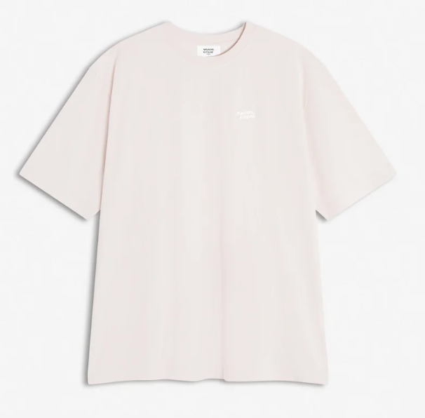 MAISON KITSUNE HANDWRITING OVERSIZE TEE-SHIRT