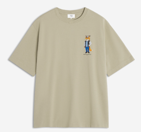 DRESSED FOX OVERSIZE TEE-SHIRT