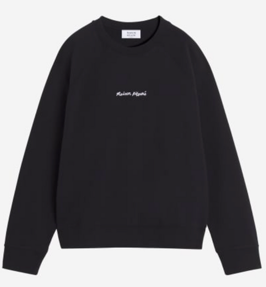 MAISON KITSUNÉ LINE HANDWRITING OVERSIZE SWEATSHIRT