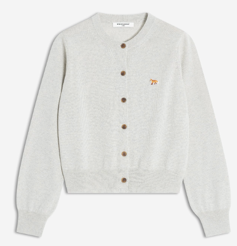 BABY FOX MERINO REGULAR CARDIGAN