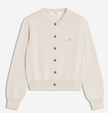BABY FOX MERINO REGULAR CARDIGAN