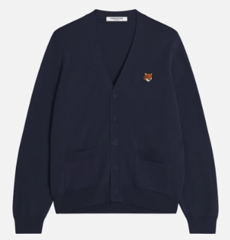 FOX HEAD MERINO REGULAR CARDIGAN