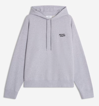 MAISON KITSUNÉ HANDWRITING OVERSIZE HOODIE
