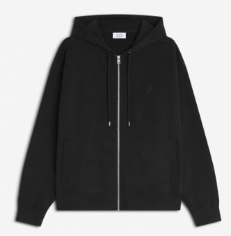 FOX HEAD ZIPPED OVERSIZE HOODIE