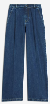 PLEATED JEANS