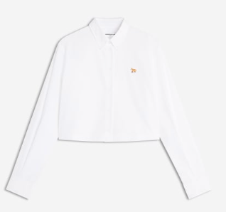 BABY FOX CROPPED SHIRT