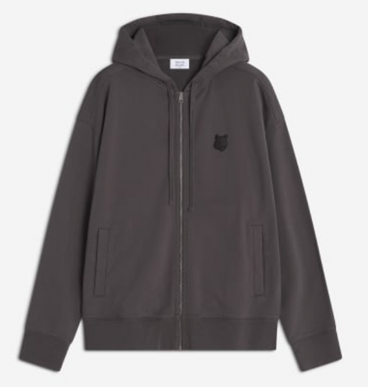 FOX HEAD ZIPPED OVERSIZE HOODIE
