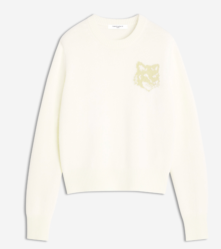FOX HEAD INTARSIA MERINO JUMPER