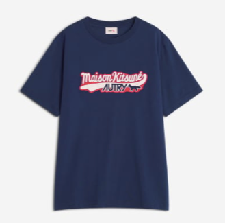 MAISON KITSUNÉ x AUTRY VARSITY TEE-SHIRT