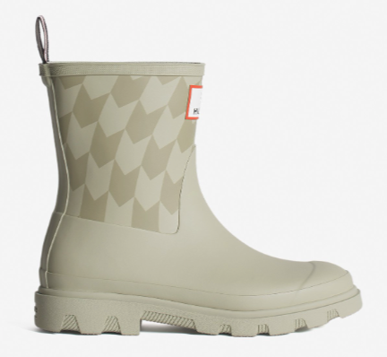 MAISON KITSUNÉ x HUNTER UNISEX CHEVRON DOWNPOUR SHORT BOOTS