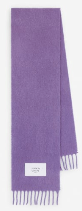 BABY ALPACA SCARF LIGHT PURPLE