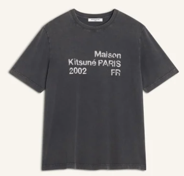 MAISON KITSUNÉ 2002 FADED COMFORT TEE-SHIRT