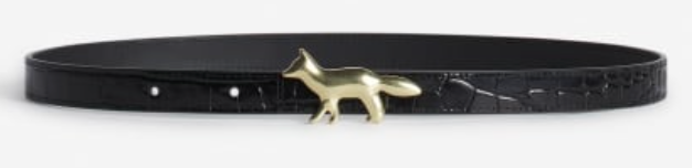 PROFILE FOX LEATHER BELT