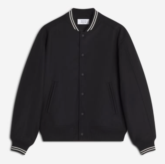 VARSITY TEDDY BLOUSON