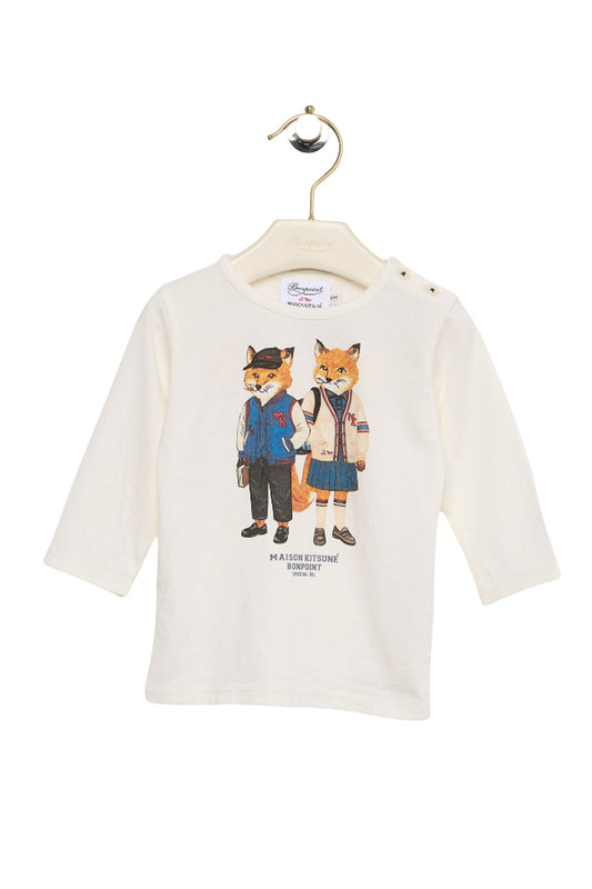 T-SHIRT MAISON KITSUNÉ X BONPOINT