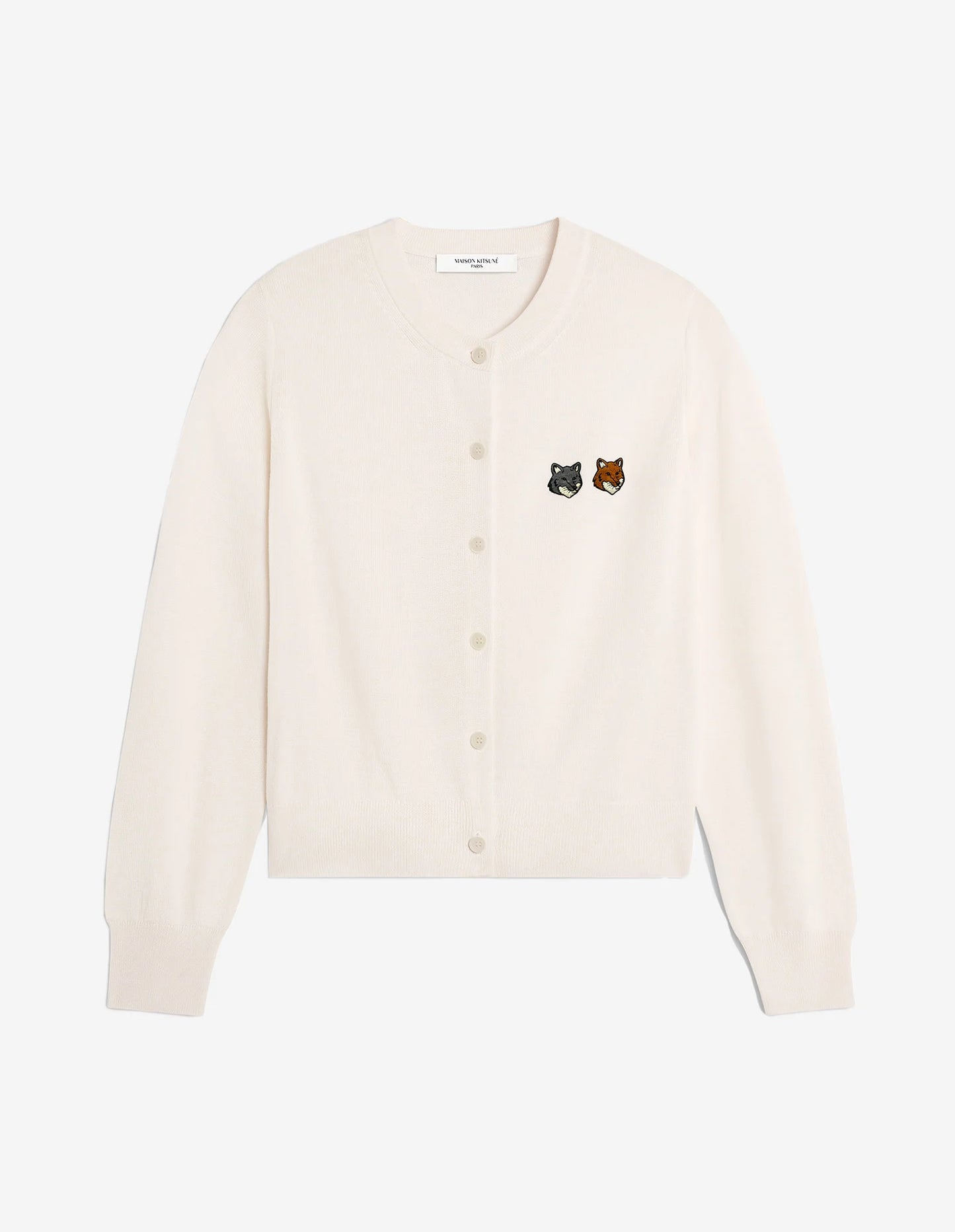 DOUBLE BOLD FOX HEAD PATCH REGULAR CARDIGAN