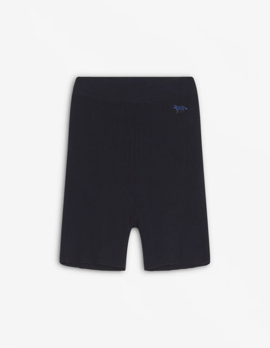 BABY FOX PATCH FINE RIBBED SHORTS