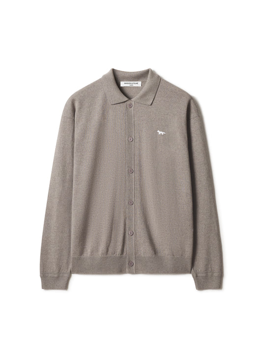 PROFILE FOX COMFORT POLO CARDIGAN
