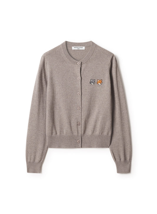 DOUBLE FOX HEAD REGULAR CARDIGAN