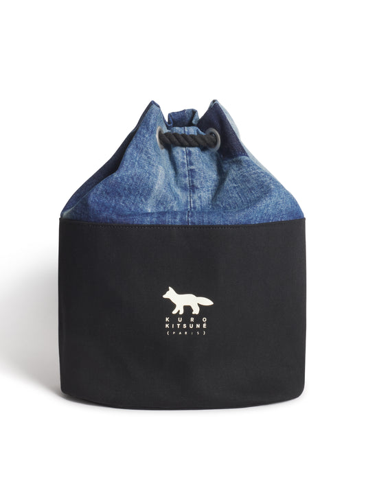 MAISON KITSUNÉ X KURO DENIM BAG